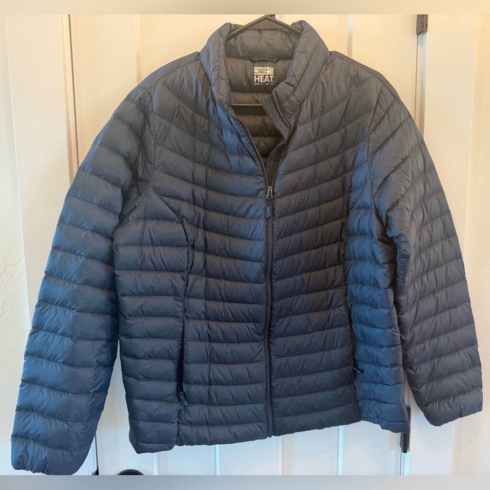 32 Degrees Blue Puffer Jacket